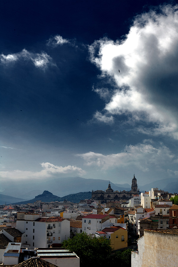 Imagen de un mirador con vistas a la Catedral de Jaén